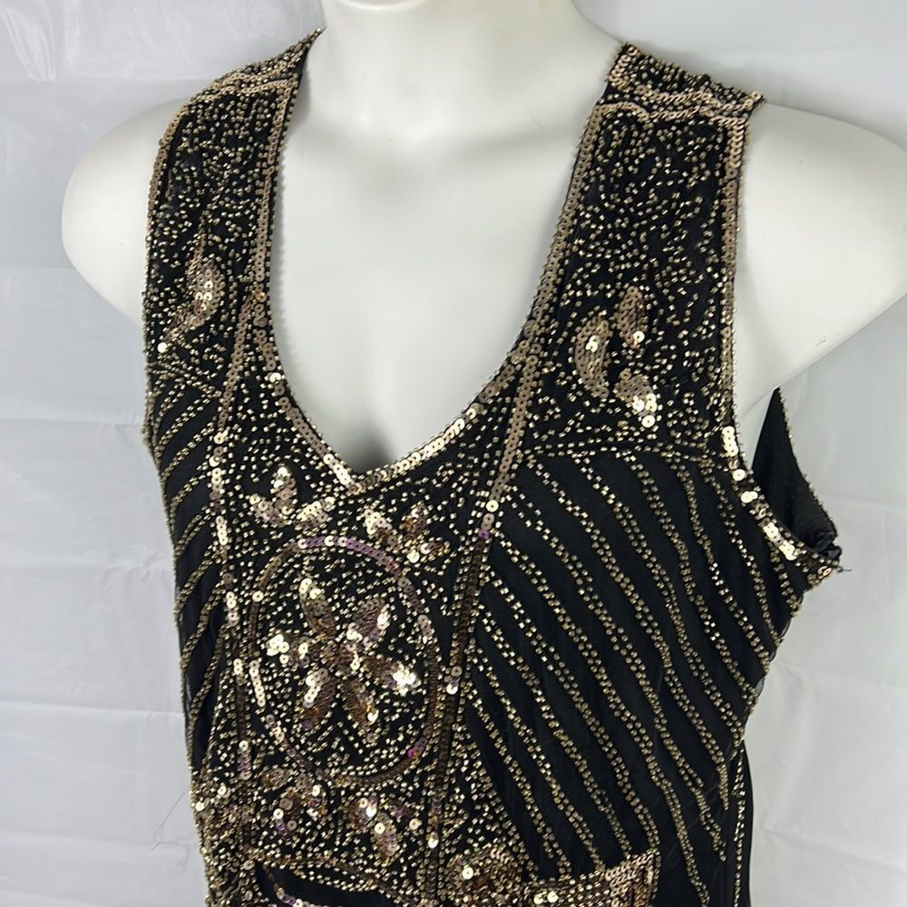 Pretty Guide Ladies Flapper Sequins Cocktail Slee… - image 4